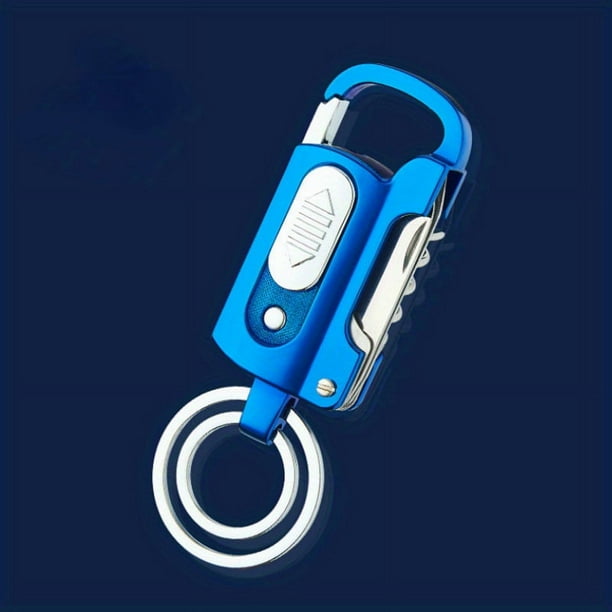 Experience Ultimate Convenience with Our Portable Electric Waterproof USB Keychain - Perfect for Outdoor Camping and Hiking!