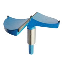 Ioensy - Brocas De 100 Mm Para Madera, Abridor De Taladro, Vástago Hexagonal, Repuesto Azul