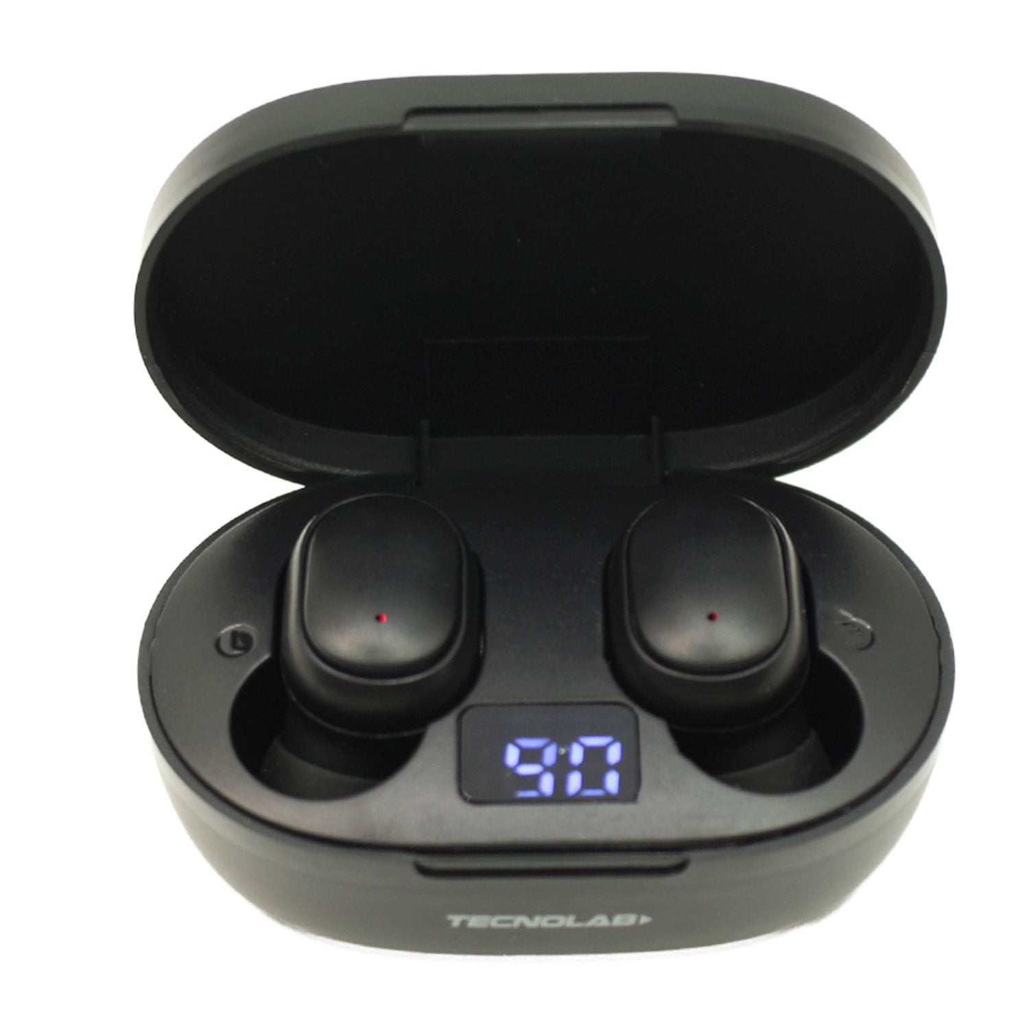 Tecnolab - Audífonos Inalámbricos Bluetooth Con Estuche Negro - Ps