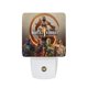 thumbnail image 1 of Mortal Kombat / Combate Mortal Luz nocturna LED con sensor de anochecer a amanecer para dormitorio, baño, pasillo, escaleras - Lámpara LED nocturna de enchufe, 0.5W - 1 pieza, 1 of 6