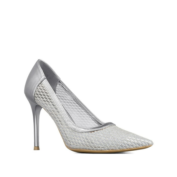 Zapato Taco Alto Elegante Malla Moda Mujer Weide GHE36