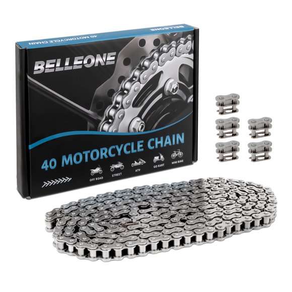 Cadena de rodillos Belleone 3 m 240 eslabones paso 1/2\"