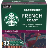 Cápsulas De Café Starbucks French Roast Dark 32 Cápsulas K-Cup