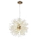 thumbnail image 4 of Candelabros de cristal modernos, accesorios de iluminación de techo, candelabro de 8 luces, luz colgante para dormitorio, pasillo, entrada, cocina , luz blanca Bombilla no incluida, 4 of 5