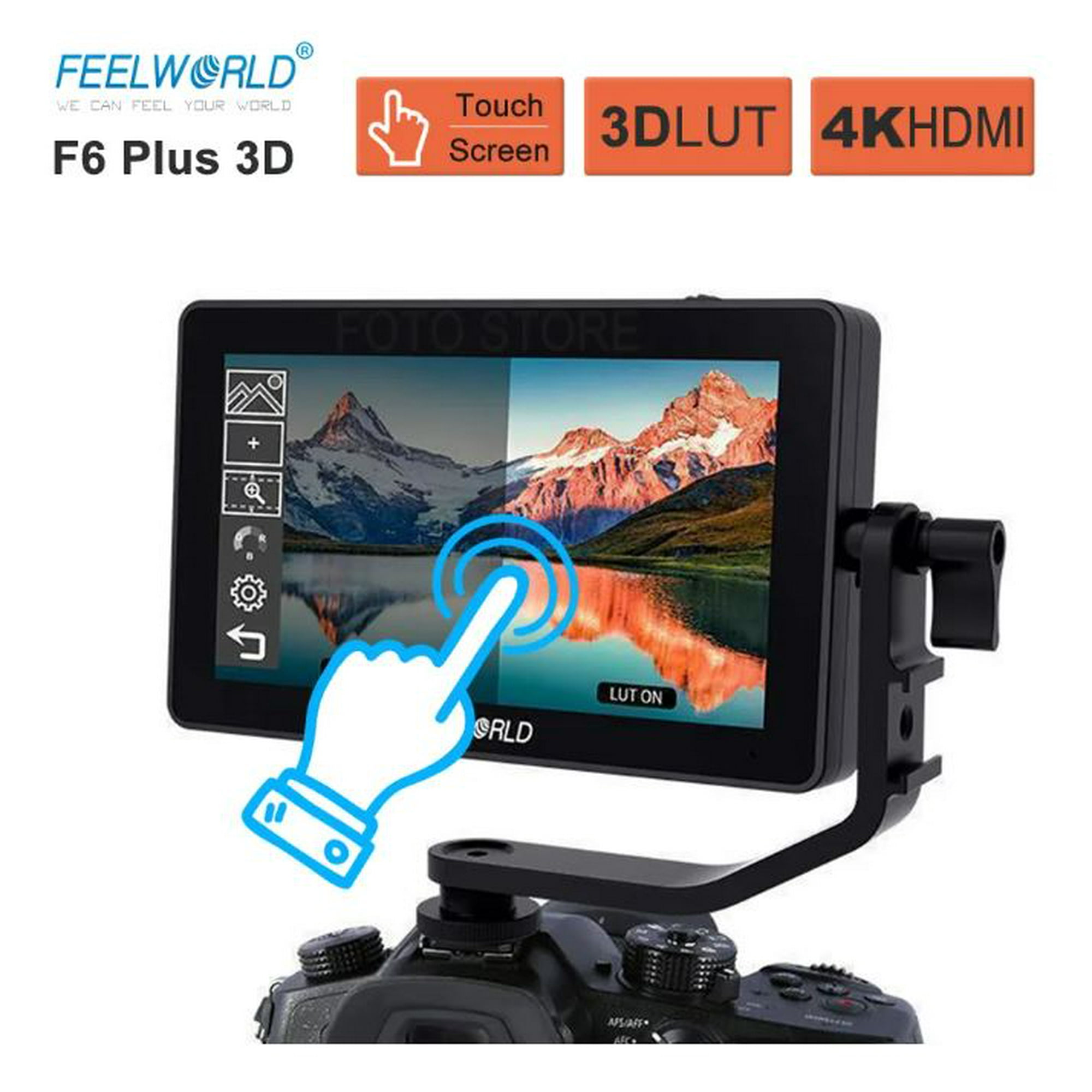 Monitor Feelworld F6 Plus 6 Pulgadas Touch 4k