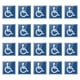 thumbnail image 4 of 20x Letreros Para Sillas De Ruedas Para Discapacitados Pegatinas Con Símbolos De Sillas De Ruedas Para La Ventana Del Hogar Y El Automóvil, 4 of 5