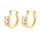 thumbnail image 2 of Colorful CZ Ear Cuff Earrings for Women, European American Style Trendy Jewelry, 2 of 2
