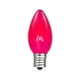 thumbnail image 1 of Bombillas de repuesto novedosas, incandescentes, C9, 7 W, rosa, paquete de 25, 1 of 7