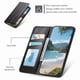 thumbnail image 2 of Funda tipo cartera para Samsung Galaxy A52 5G de piel con cierre magnético, ranuras para tarjetas y correa para la muñeca Negro, 2 of 6