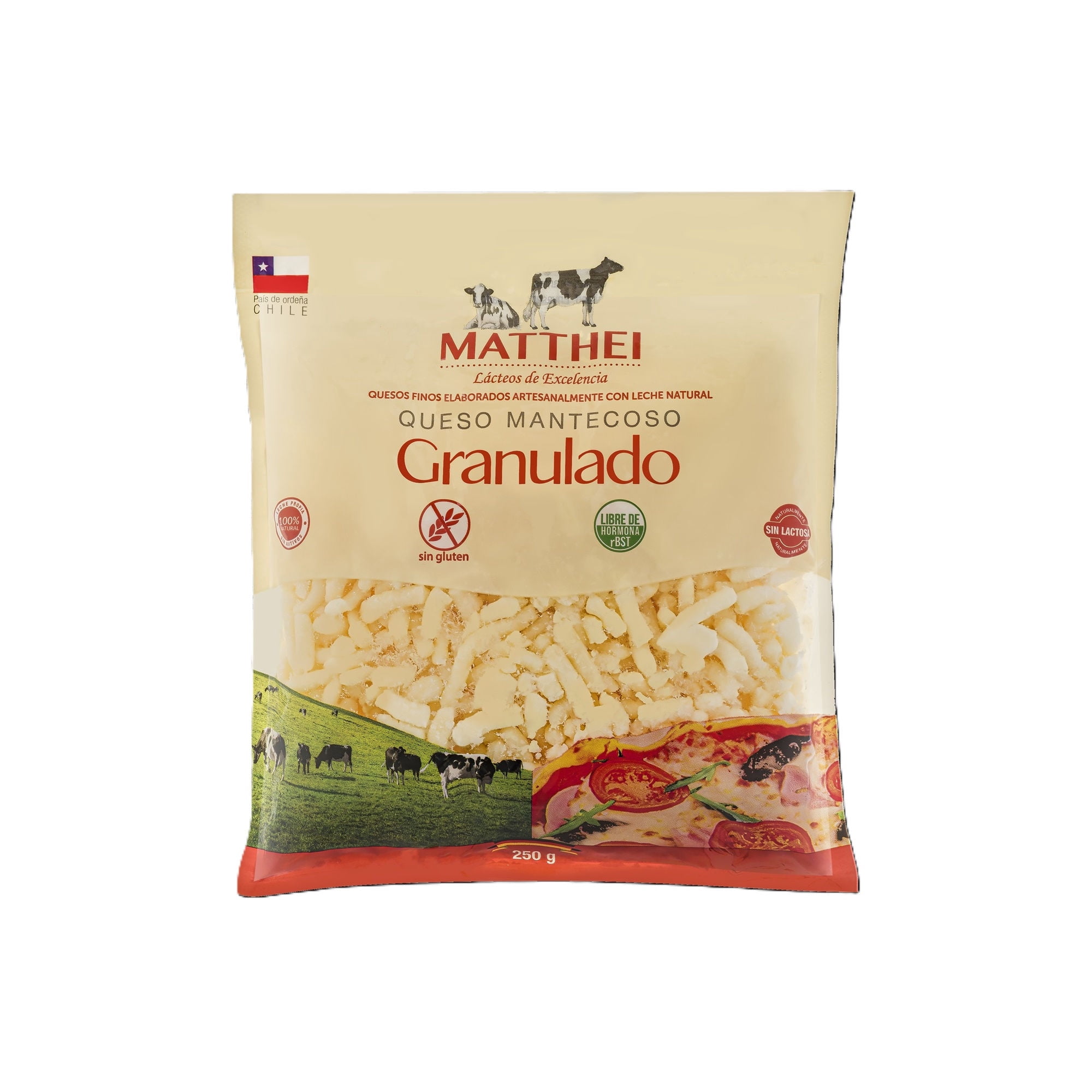 Queso Mantecoso Granulado 250 g Matthei