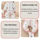 thumbnail image 3 of Saquito De Dormir Bebe Con Pie Tog 2.5 Pijama Saco Dormir rosa S, 3 of 5