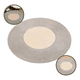 thumbnail image 1 of Alfombra Artesanal Algodón Redonda Gris Beige Bicolor 120cm, 1 of 3