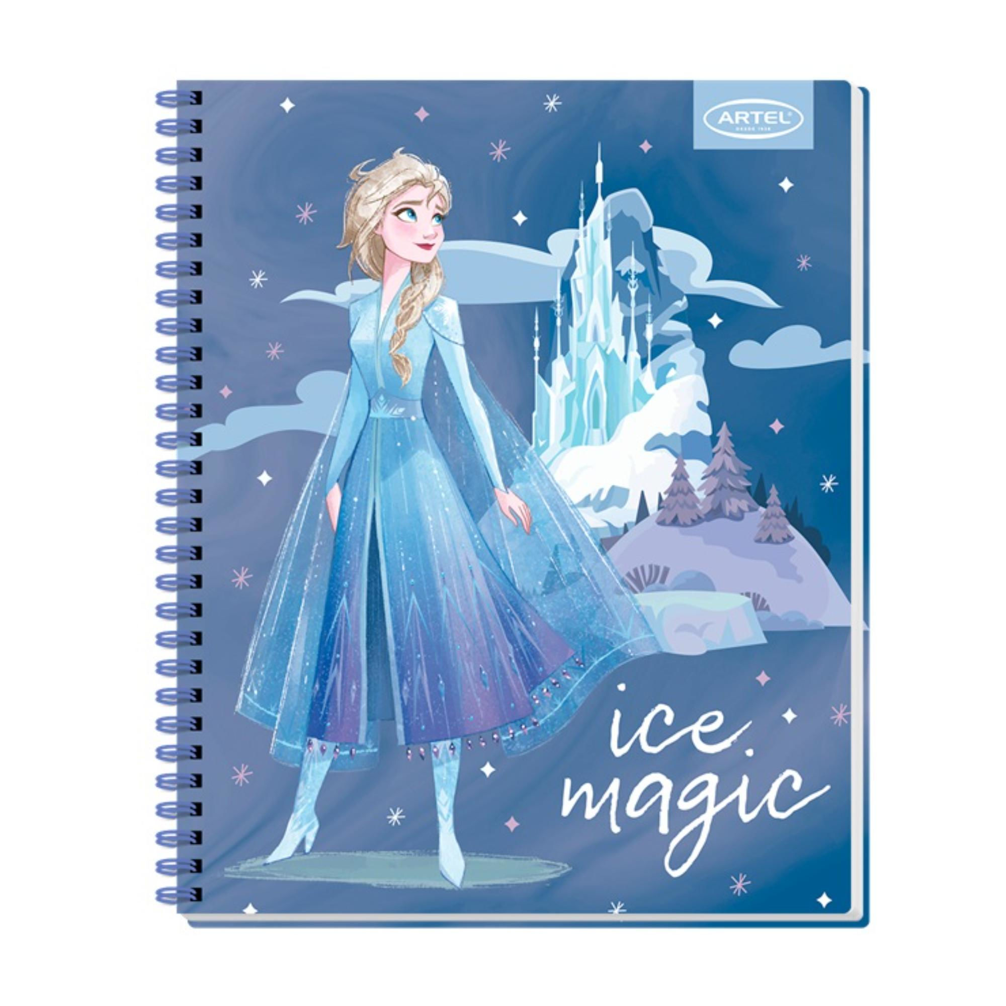 Cuaderno Univ 100h 7mm Frozen Artel
