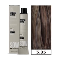 Sow - Tintura Permanente Bajo Amoniaco 5.35 Castaño Claro Chocolate100Ml + Oxidante