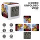 thumbnail image 3 of Pollitos en Fuga theme 7 colors Alarm Clock Digital LED Alarm Clock Gifts for kids friends family, 3 of 6