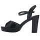 thumbnail image 2 of Sandalia de Mujer, Negro Casual Chalada Voce-1, 2 of 6