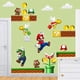 thumbnail image 1 of -Calcomanías de pared de Super Mario Brothers - Calcomanías de vinilo para pared con la frase "Crea una escena de Super Mario" - Decoración mural para habitación infantil - Adhesivo extraíble, 1 of 6