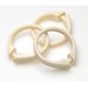 thumbnail image 1 of Ganchos para cortina de baño Carnation Home Fashions USCRD-15 Bone, 1 of 1