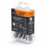Set De 5 Dados Magne Hexagonales 1/4 Truper Expert Pude-9025