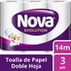 thumbnail image 1 of Toalla de Papel Evolution Doble Hoja 14 m, 3 Un, 1 of 2