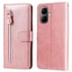 thumbnail image 1 of Funda con Cremallera para Infinix smart 10 4G, Carcasa Cartera de Cuero PU con Soporte y Tarjetero, 1 of 5