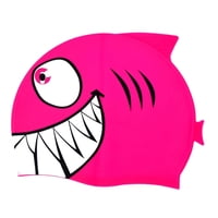 Magideal - Forma De Pescado Gorra De Natación Gorro De Trajes De Baño Lindo Cómodo Fácil De Poner Y Apagar Ropa De Baño Para Niños Para Niños Adolescentes Niñas Rosa
