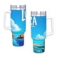 thumbnail image 4 of Luca Vaso aislado de acero inoxidable con asa, diseño temático, regalo para familia, amigos y fans; incluye pajita y encaja en el portavasos estándar, 40 oz, 4 of 6