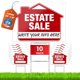 thumbnail image 1 of Carteles de venta de casa SignHero Pack de 10, 61 × 46 cm, doble cara, 1 of 8