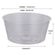 thumbnail image 2 of Bandeja de goteo Plant Saucer Idyllize de plástico transparente, 10 unidades, 30 cm, 2 of 3