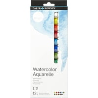 Set 12 Colores Acuarela En Tubos Daler Rowney Simply 12Ml