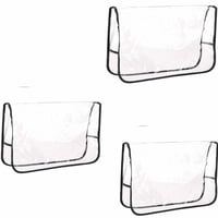 Xusx111 - 3Pcs Plástico Silla De Salón Cubiertas Traseras Protectores - Paquete De 3, Cubierta De Vinilo Transparente Para La Mayoría De Las Sillas De Salón Estándar. Protege Las Sillas De Manchas, Pr