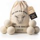 thumbnail image 1 of XL Wool Dryer Balls 6-Pack, 100% New Zealand Wool, Natural Fabric Softener, 1 of 3