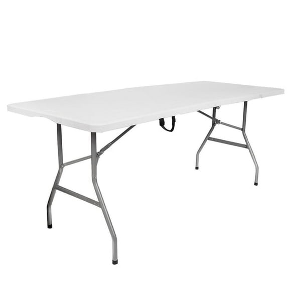 Mesa De Camping Plegable Calbuco Blanca 180cm