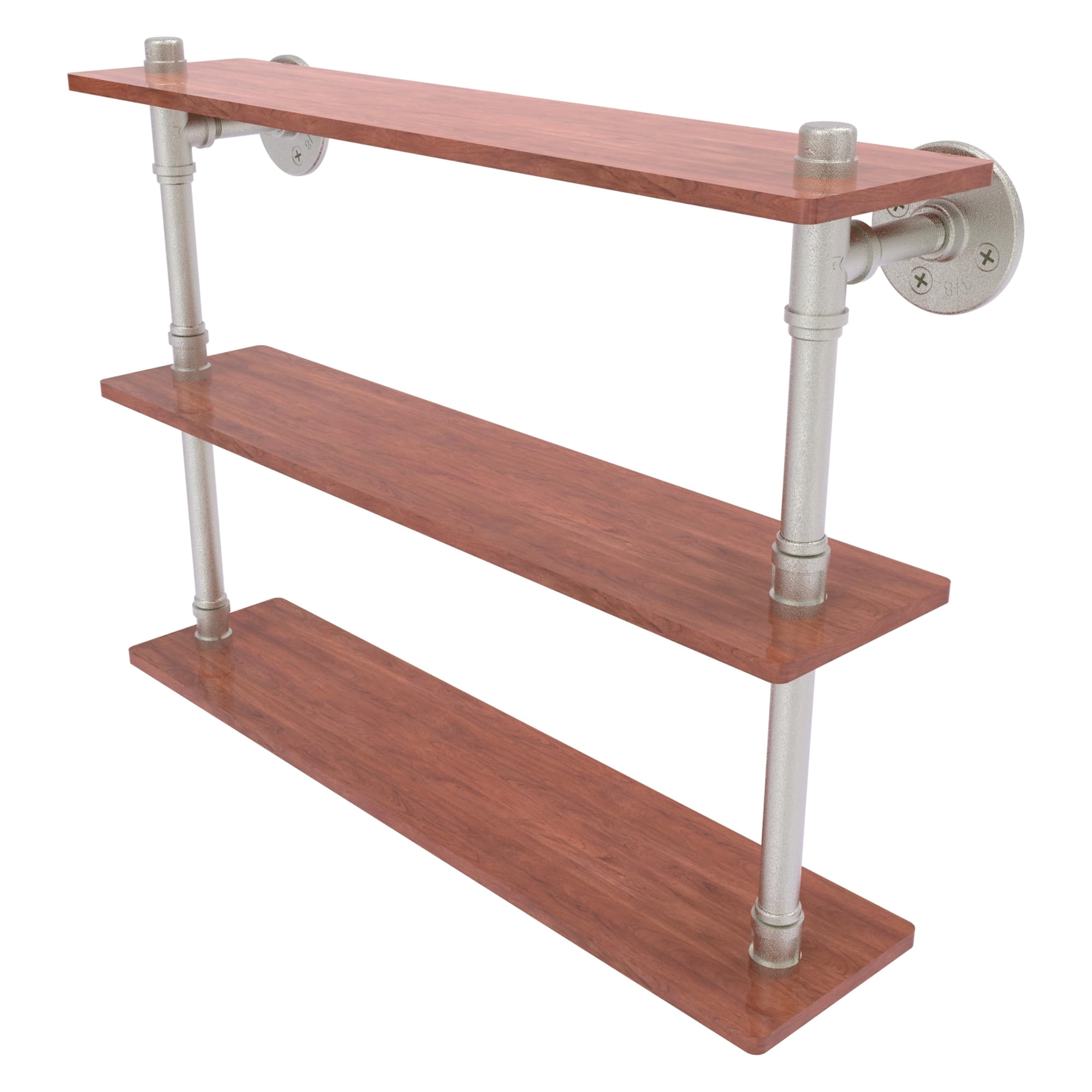 Shelf Allied Brass Pipeline Collection Ironwood De 22 Pulgadas