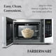 thumbnail image 5 of Horno microondas Farberware de 0.9 pies cúbicos, 900 W Power White, 5 of 6