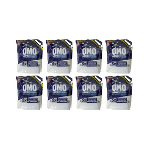 Pack 8 Detergentes Liquido Omo Ultrapower Recarga Doypack