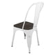 thumbnail image 3 of Silla Tolix Preston Blanco Metal, 3 of 4