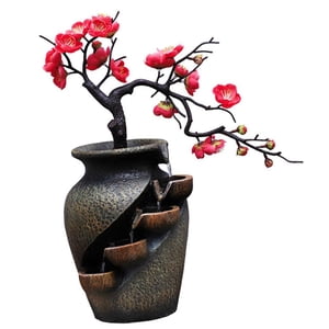 Magideal - Fuente De Agua Interior Fuente De Decoración Para Hogar Fuente De Agua Fengshui Accesorios De Escritorio Relajación Relajante Fuentes De Cascada