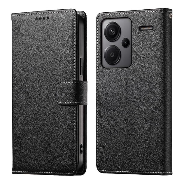 Funda para FOXDOCK Xiaomi Redmi Note 13 Pro Plus 5G– Cuero Premium, 3 ranuras para tarjetas, Protección contra impactos