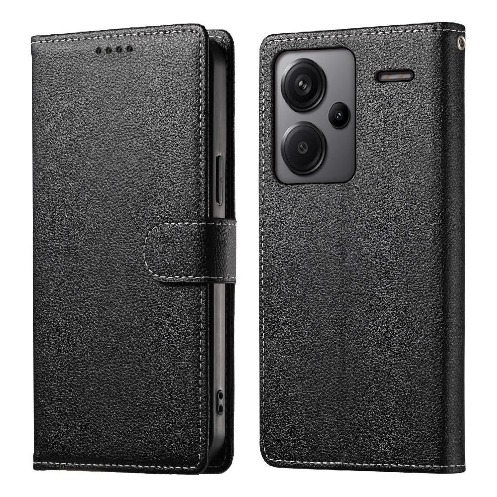 Funda Para Foxdock Xiaomi Redmi Note 13 Pro Plus 5G– Cuero Premium, 3 Ranuras Para Tarjetas, Protección Contra Impactos
