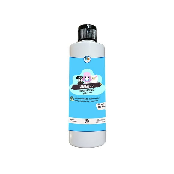 Shampoo Para Perros Y Mascotas 250 Ml Natural Hipoalergénico