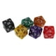 thumbnail image 1 of Paquete De 6 Uds Dados De Varios Lados Para D & D TRPG Fiesta Juego De Mesa Juguetes Pearl D24, 1 of 3