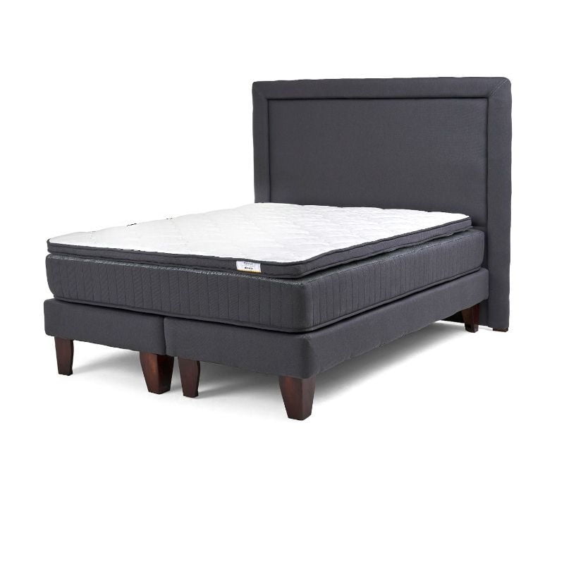Drimkip - Cama Europea Hybrido 2 Plaza Base Dividida
