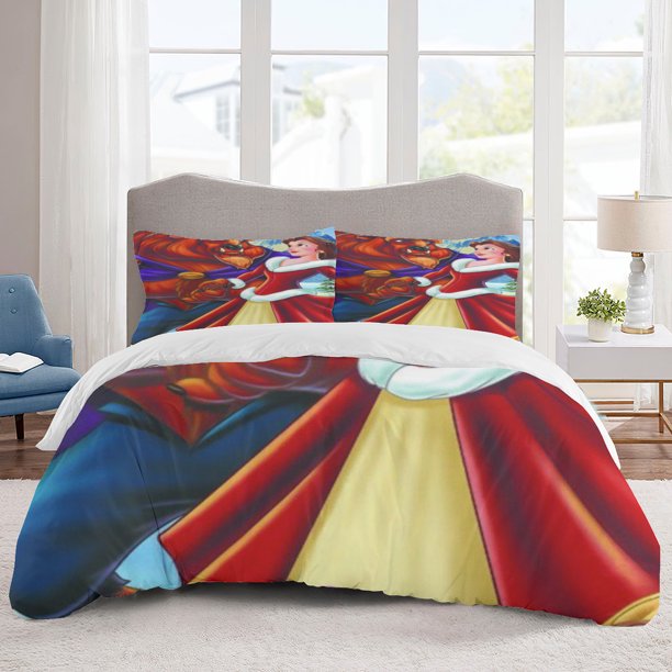 Belle Bedding Sets Cartoon Duvet Cover Lightweight 3 Piece Bet Sets for Kids Boys Girls