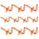 thumbnail image 1 of Codo ZXCTETO de cobre 1/2" (15 cm) – Pack de 10, 1 of 7
