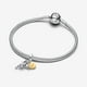 thumbnail image 4 of Dije Colgante Pandora Cupido Plata de Ley Baño de Oro 14k con Caja de Regalo, 4 of 5