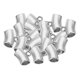 thumbnail image 4 of 50 Uds. Colgante De Collar De Cuentas De Agujero Grande Tubular Para Hacer Joyería Plateada, 4 of 5