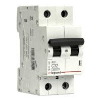 Interruptor Automático Bipolar 2P 32A (2X32A) 6Ka Curva C - Legrand