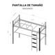 thumbnail image 3 of Cama alta con escritorio Strong 1 plaza negro, 3 of 3