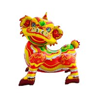 Magideal - Globo De Año Nuevo Chino, Globo De Papel De Aluminio, Adornos De Dibujos Animados, Globo Del Festival De Primavera Para Fiesta, Decoración Del , Danza Del León 3D